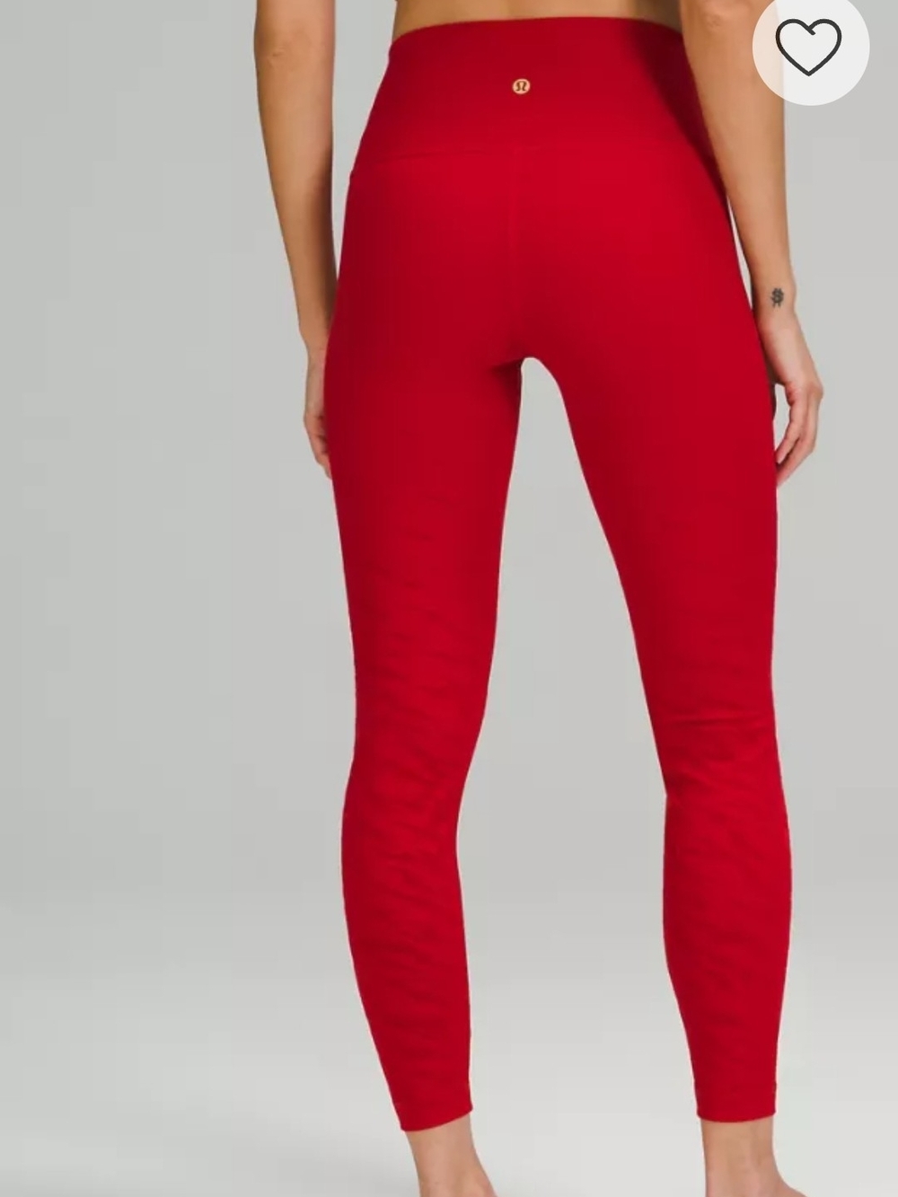 RARE Lululemon Lunar New Year Wunder Under High-Rise Leggings , 25" Dark Red